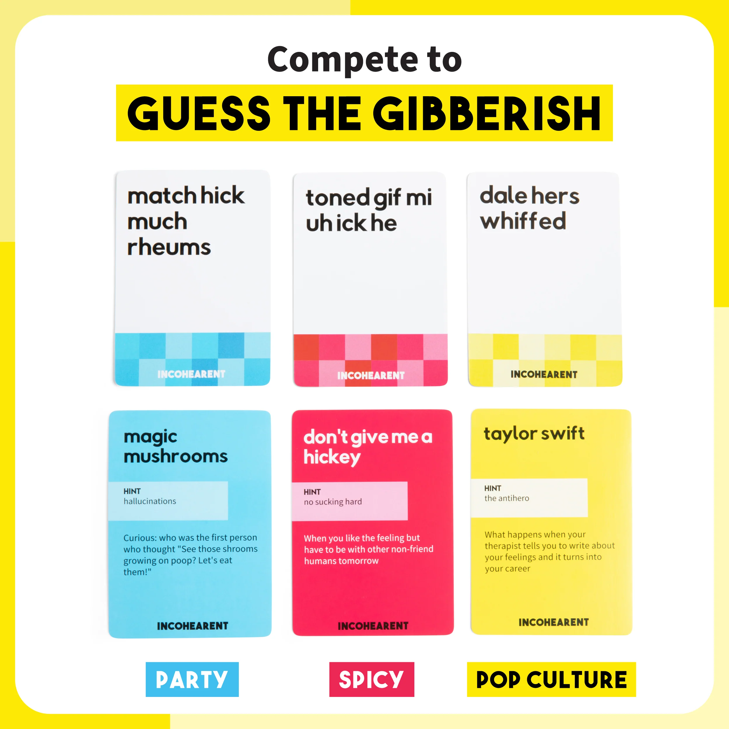 Incohearent™ - The Ultimate Guess The Gibberish Adult Party Game - All New Updated Content 3 Incohearent™ - The Ultimate Guess The Gibberish Adult Party Game - All New Updated Content