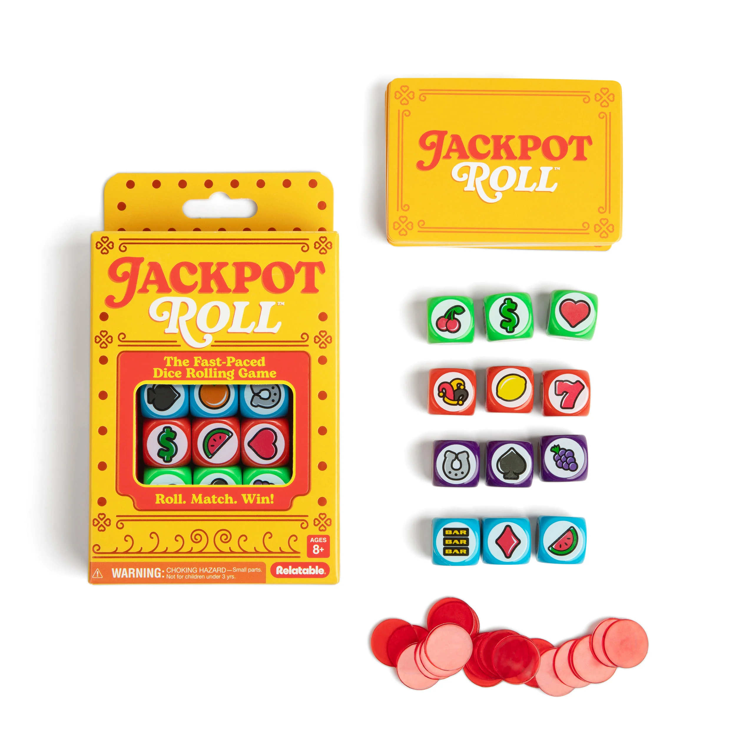 Jackpot Roll by Relatable – A Fast-Paced Casino-Themed Dice Game for Family Game Night
