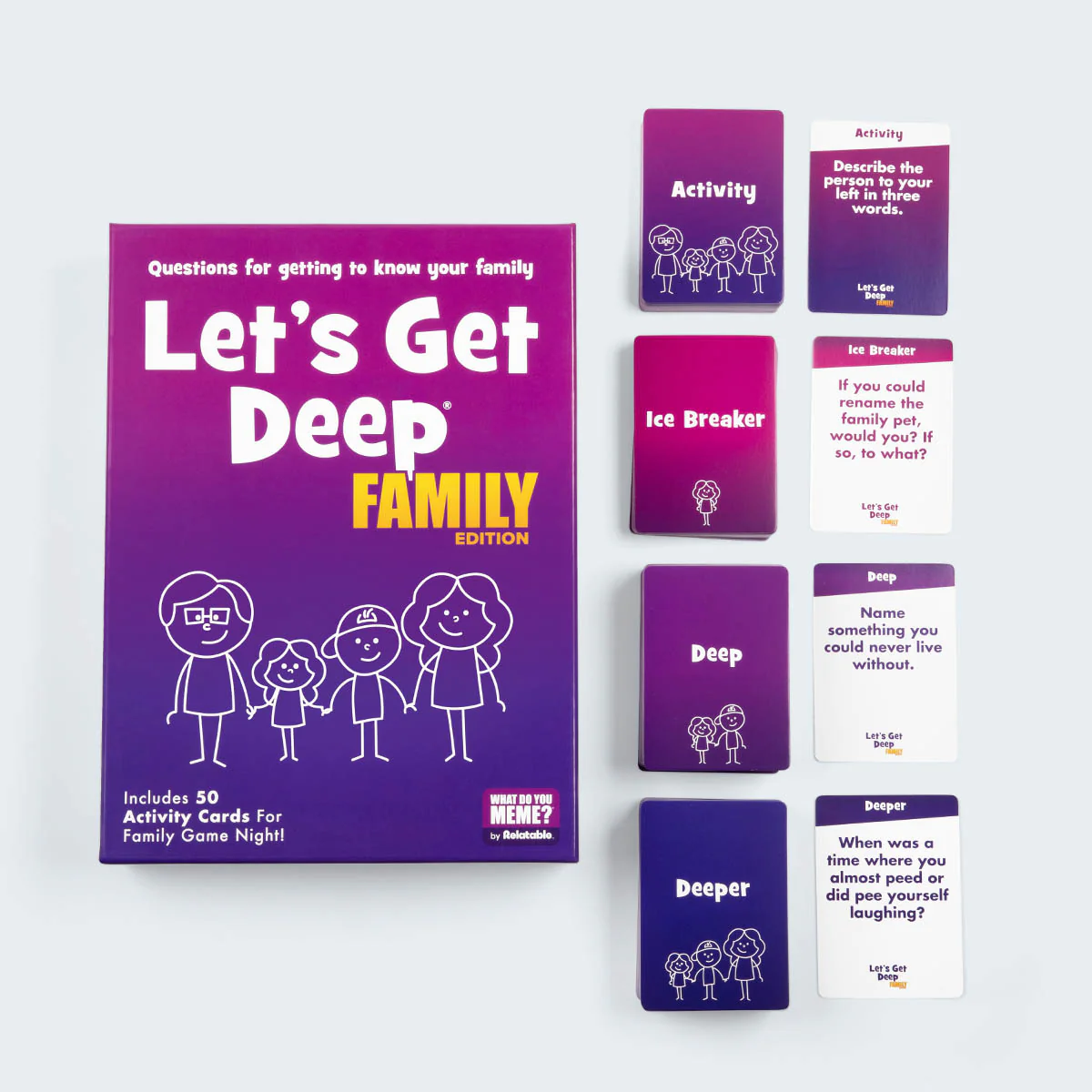 Let's Get Deep® Family Edition – Cards That Get the Whole Family Talking