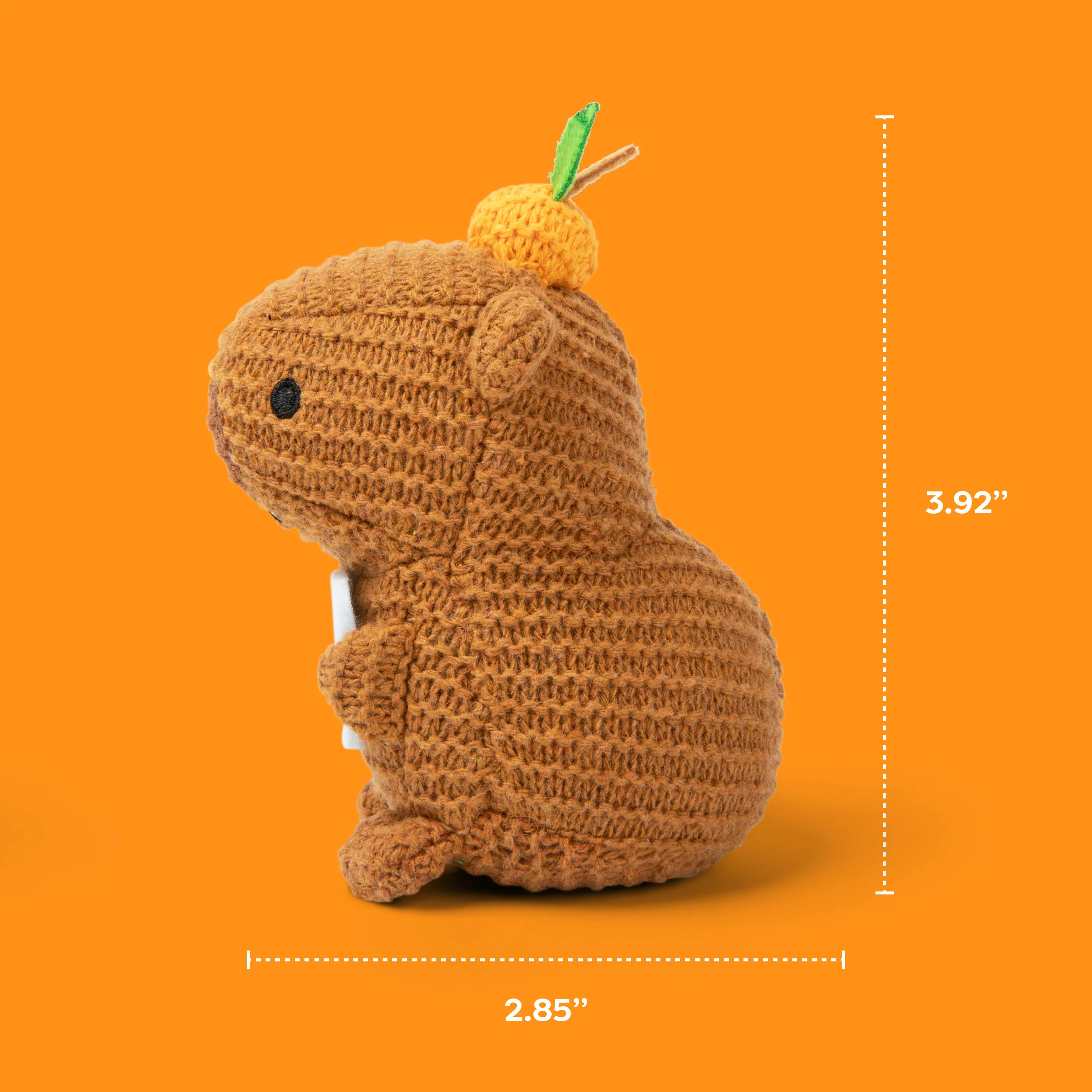 Lil Cheers Capybara by Relatable – Chill Crochet Plush for Daily Positivity