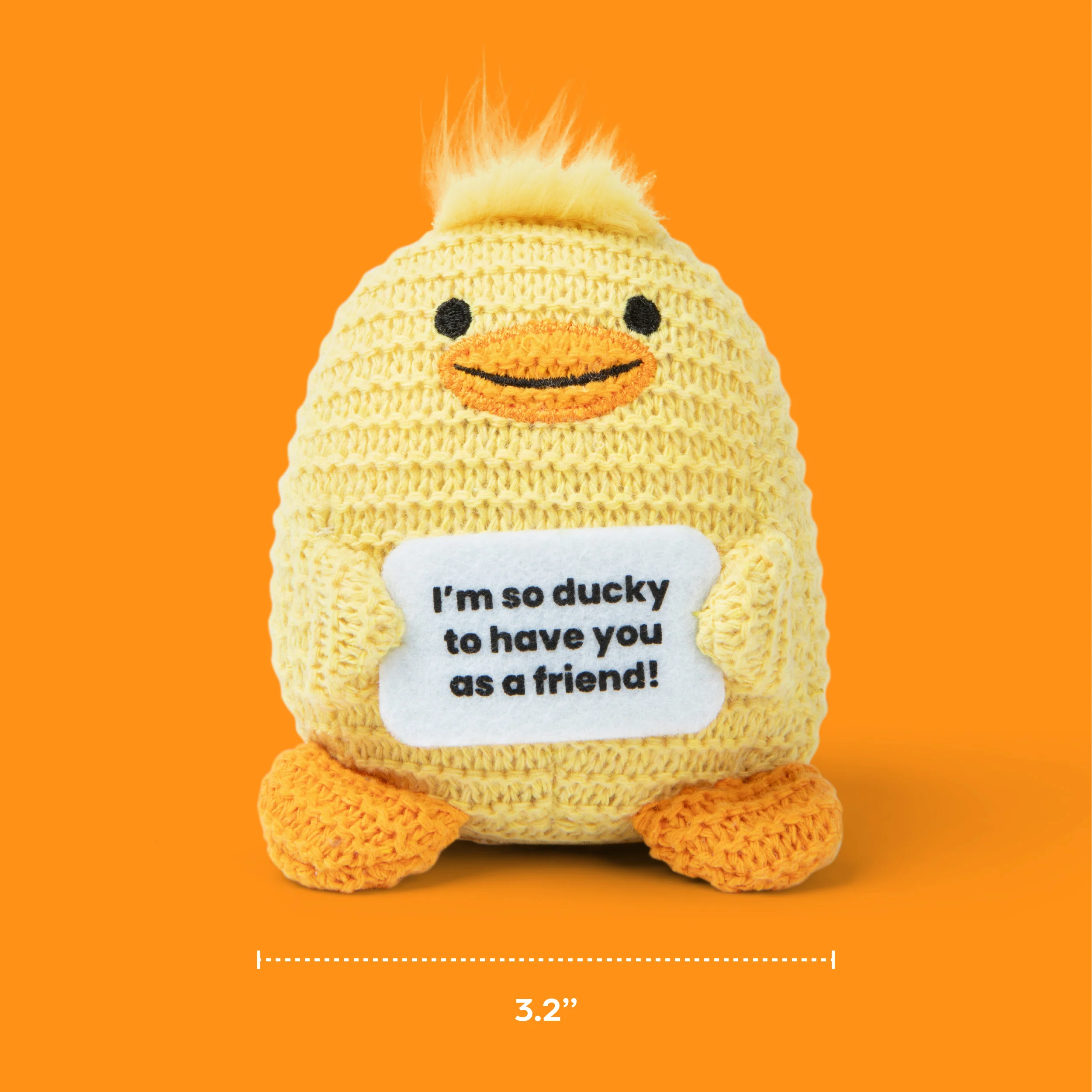 Lil Cheers Duck by Relatable – Crochet Plush with Positive Vibes