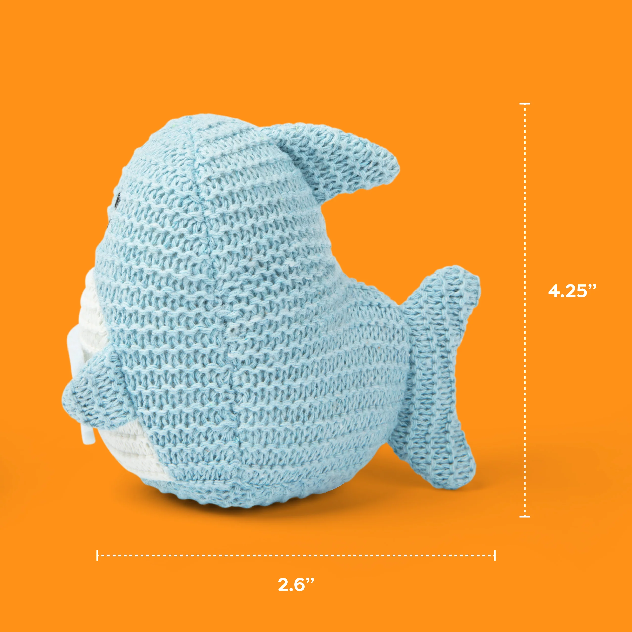 Lil Cheers Shark by Relatable – Fintastic Crochet Plush with Encouragement 6 Lil Cheers Shark by Relatable – Fintastic Crochet Plush with Encouragement