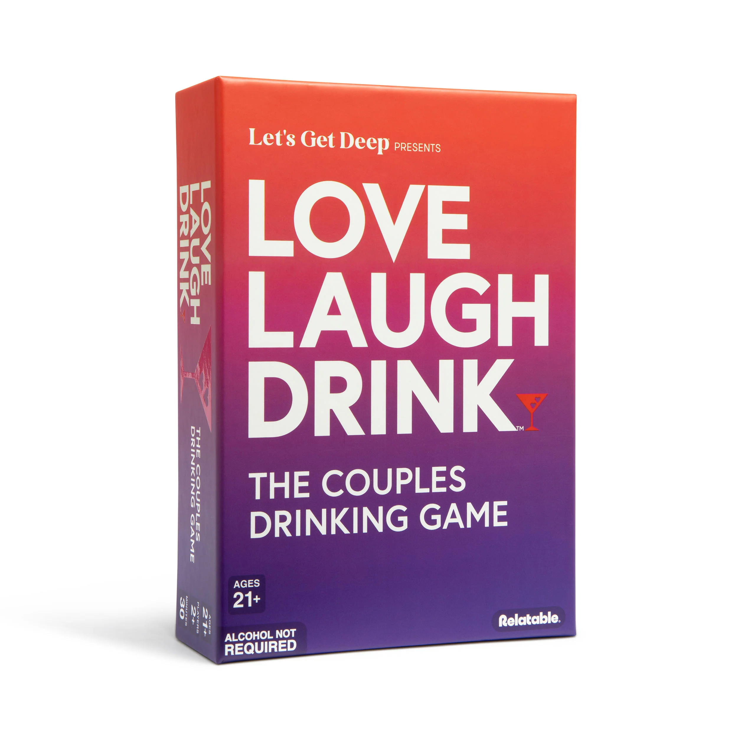 Love Laugh Drink – A Fun & Spicy Couples Drinking Game for Date Nights In