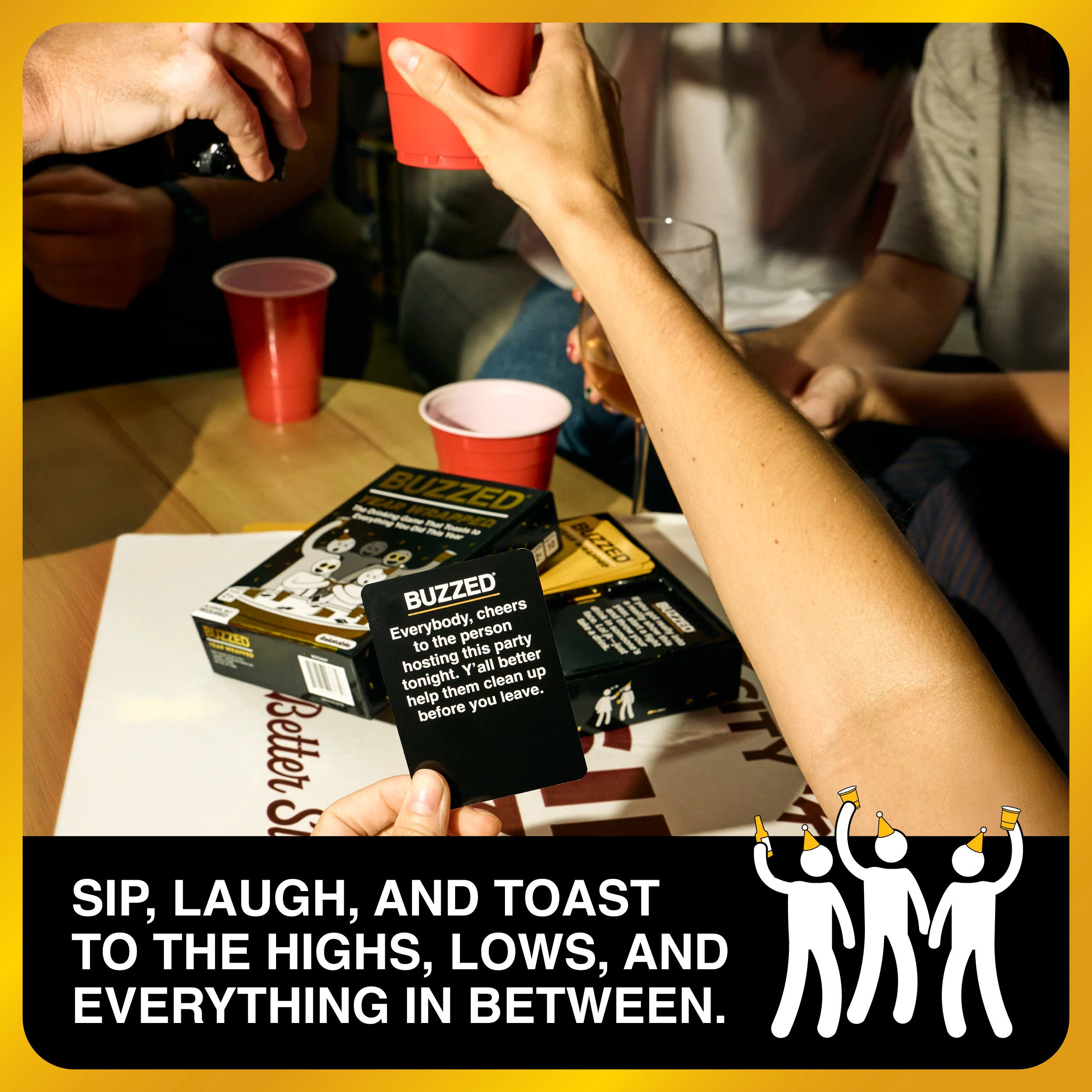 Buzzed Year Wrapped by Relatable | A New Year’s Eve Drinking Game 3 Buzzed Year Wrapped by Relatable | A New Year’s Eve Drinking Game