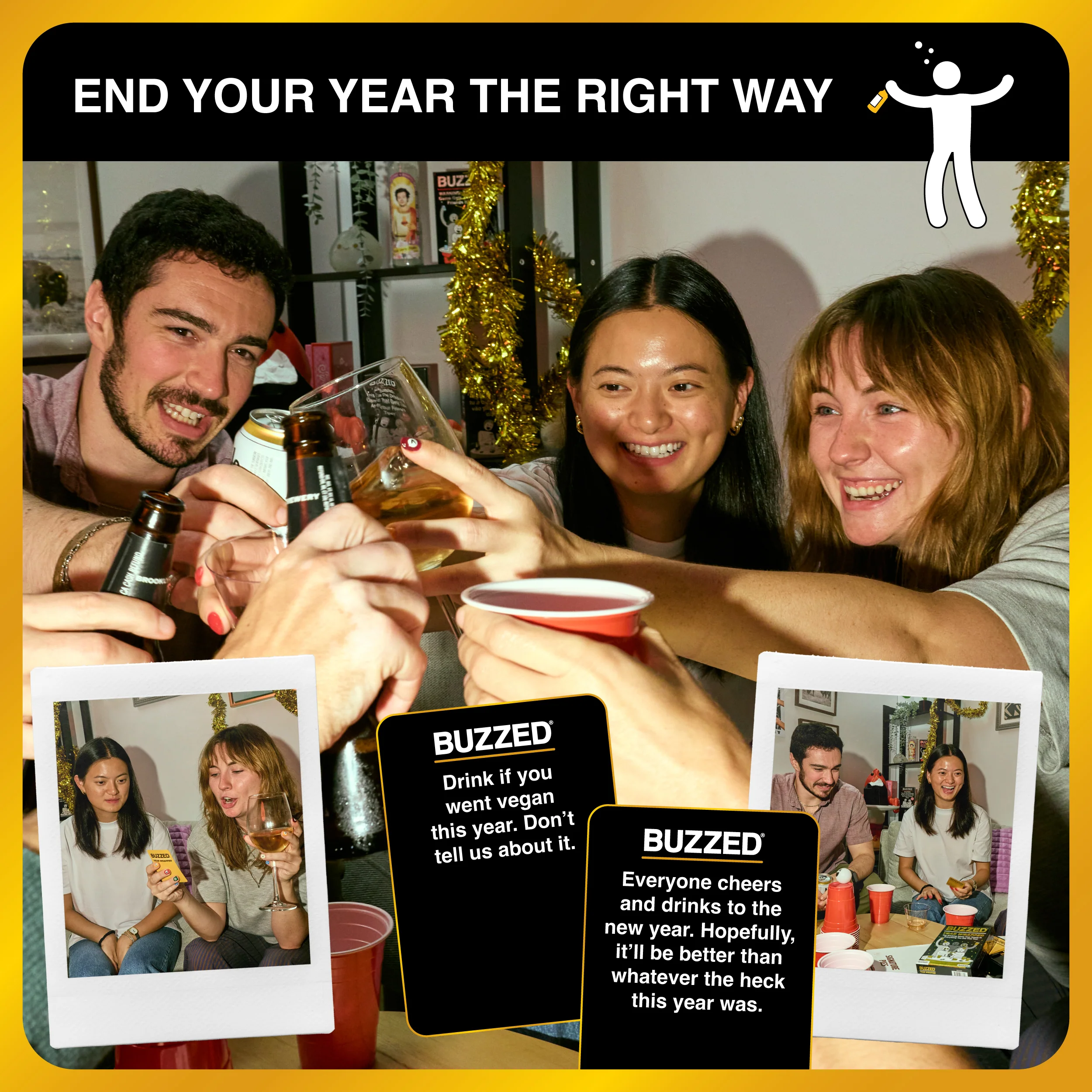 Buzzed Year Wrapped by Relatable | A New Year’s Eve Drinking Game 5 Buzzed Year Wrapped by Relatable | A New Year’s Eve Drinking Game