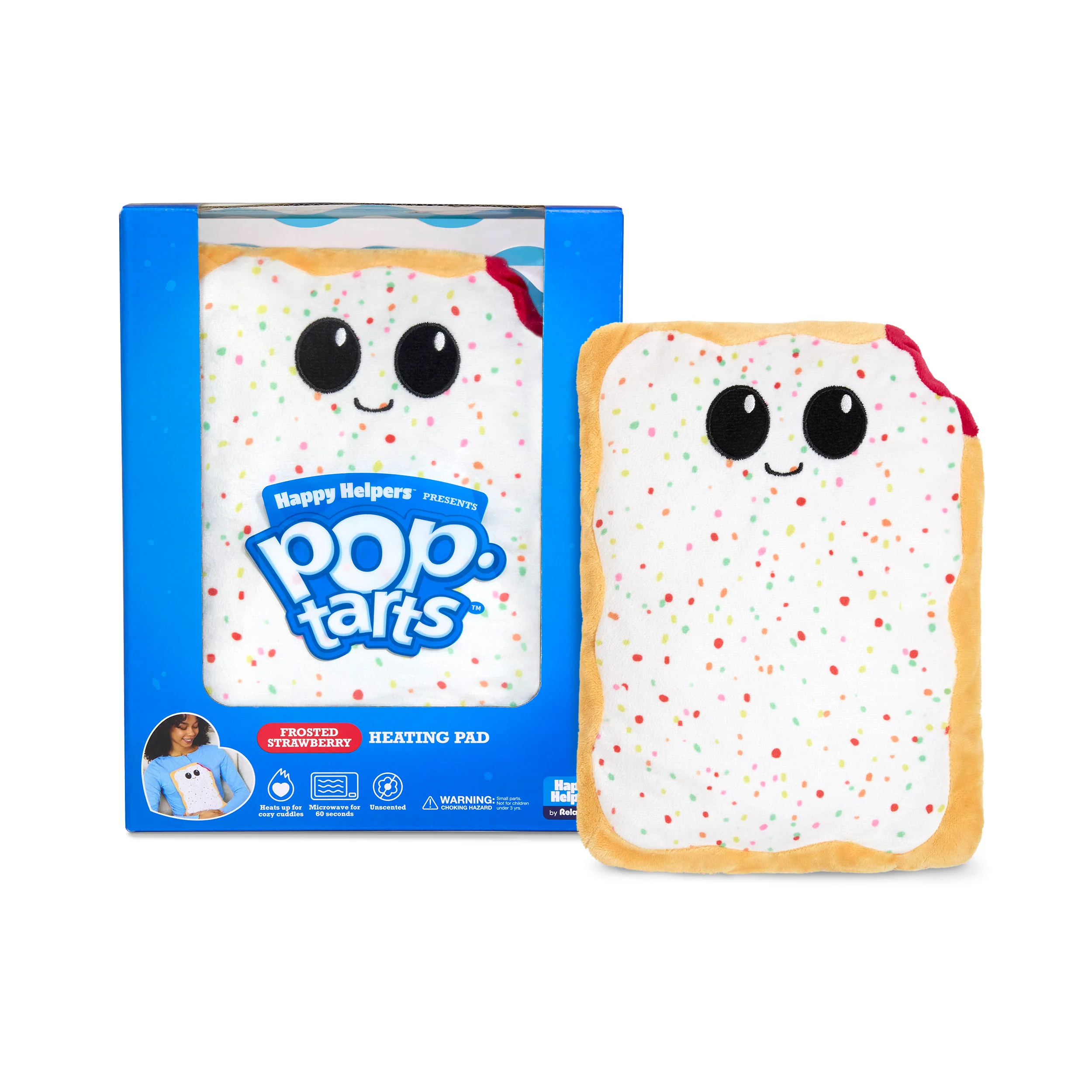 Pop-Tarts™ Happy Helpers by Relatable – Microwavable Plush Heating Pad for Cozy Relief