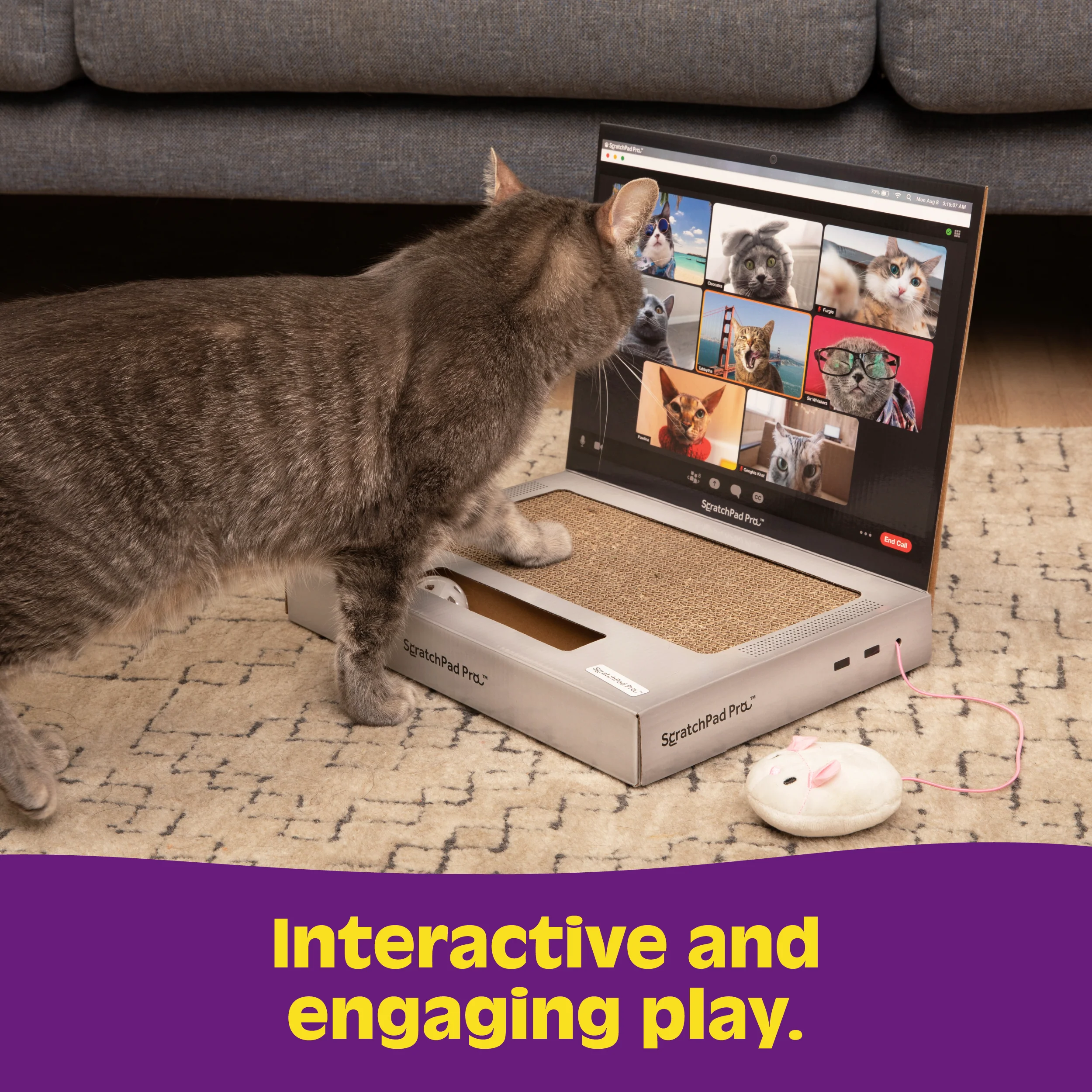 ScratchPad Pro — Cardboard Laptop Cat Scratcher 3 ScratchPad Pro — Cardboard Laptop Cat Scratcher