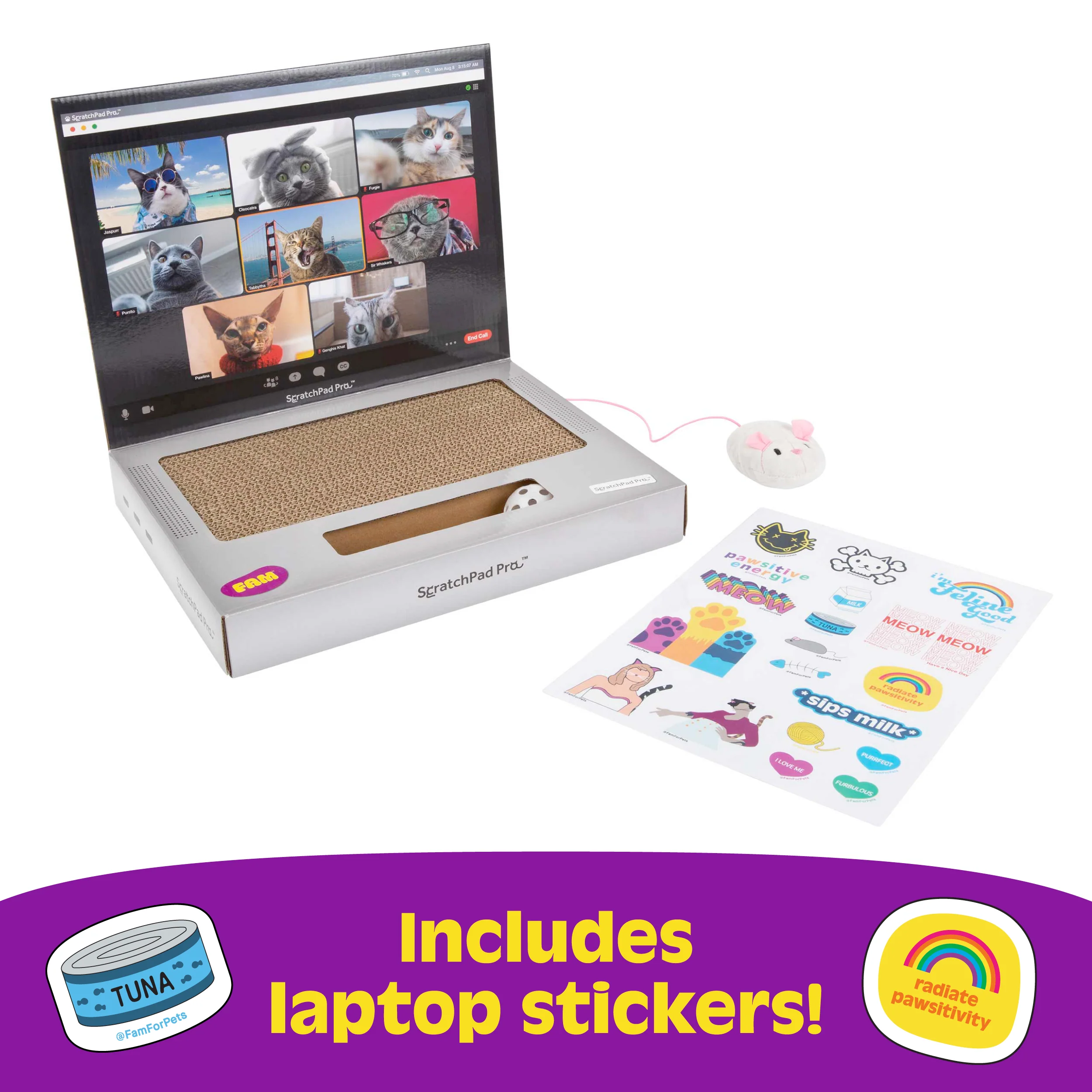 ScratchPad Pro — Cardboard Laptop Cat Scratcher 4 ScratchPad Pro — Cardboard Laptop Cat Scratcher