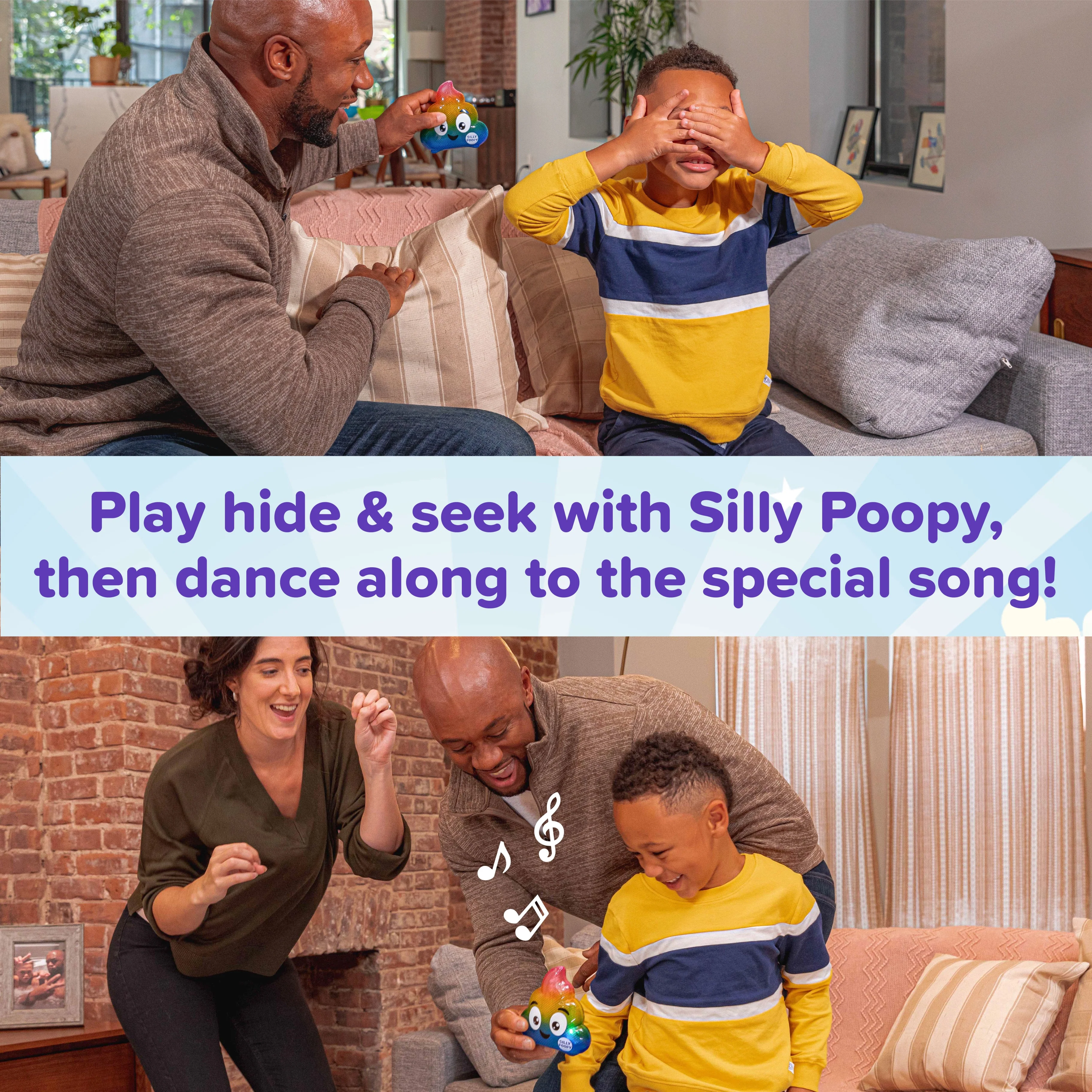 Silly Poopy's Rainbow Poop Hide & Seek™ Toy For Kids 3+ 3 Silly Poopy's Rainbow Poop Hide & Seek™ Toy For Kids 3+