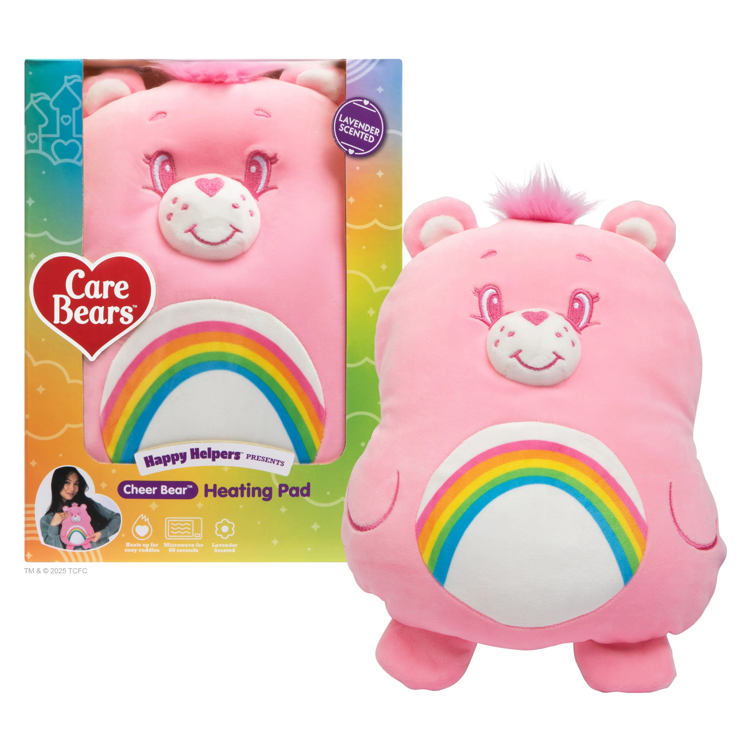 Happy Helpers Cheer Bear By Relatable, The Cozy Comfort That's Anything But Boring, Get Relief With This Plush Heating Pad For Period Cramps