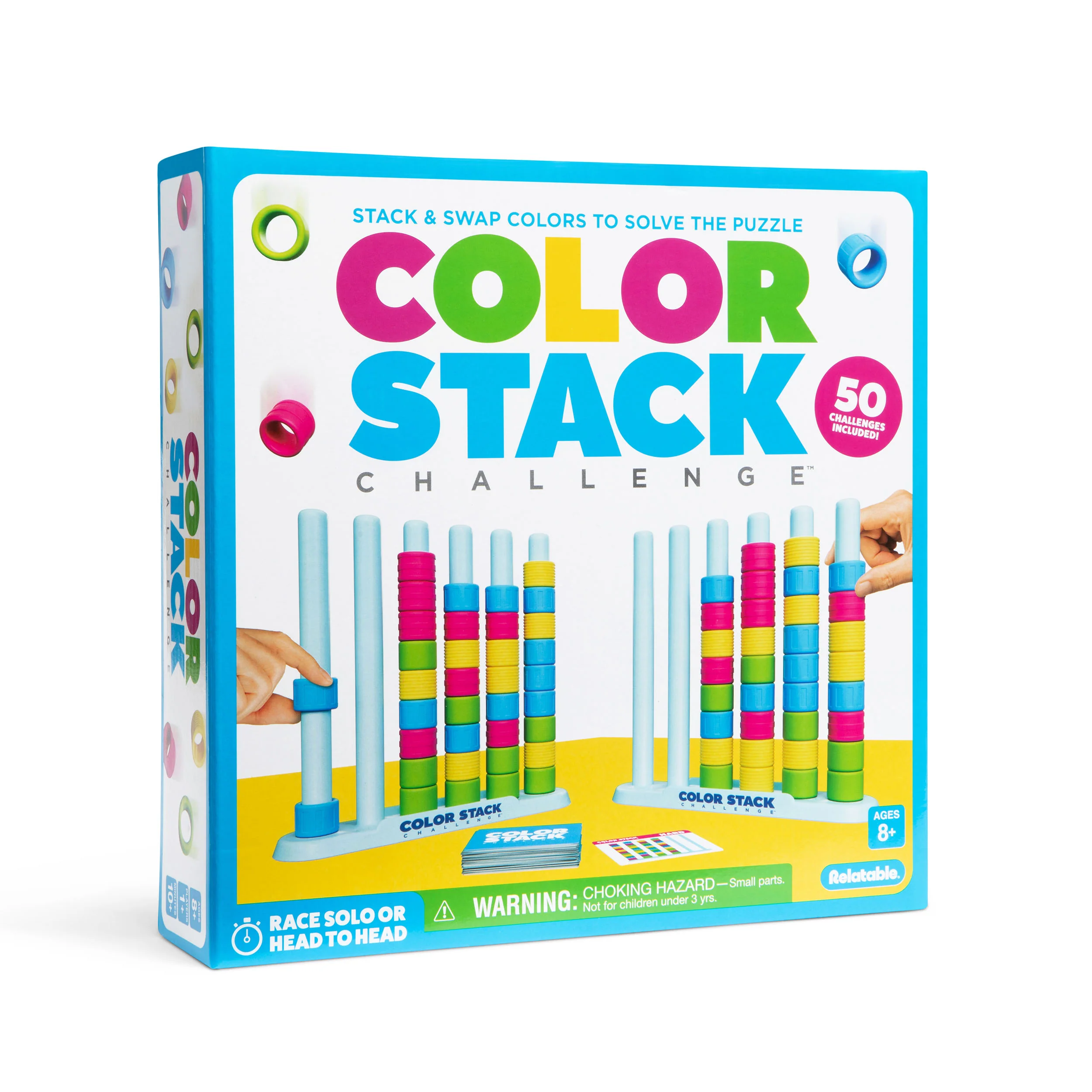 Color Stack Challenge by Relatable – Race head to head to solve the puzzle first. It’s a quick and clever game for all ages!