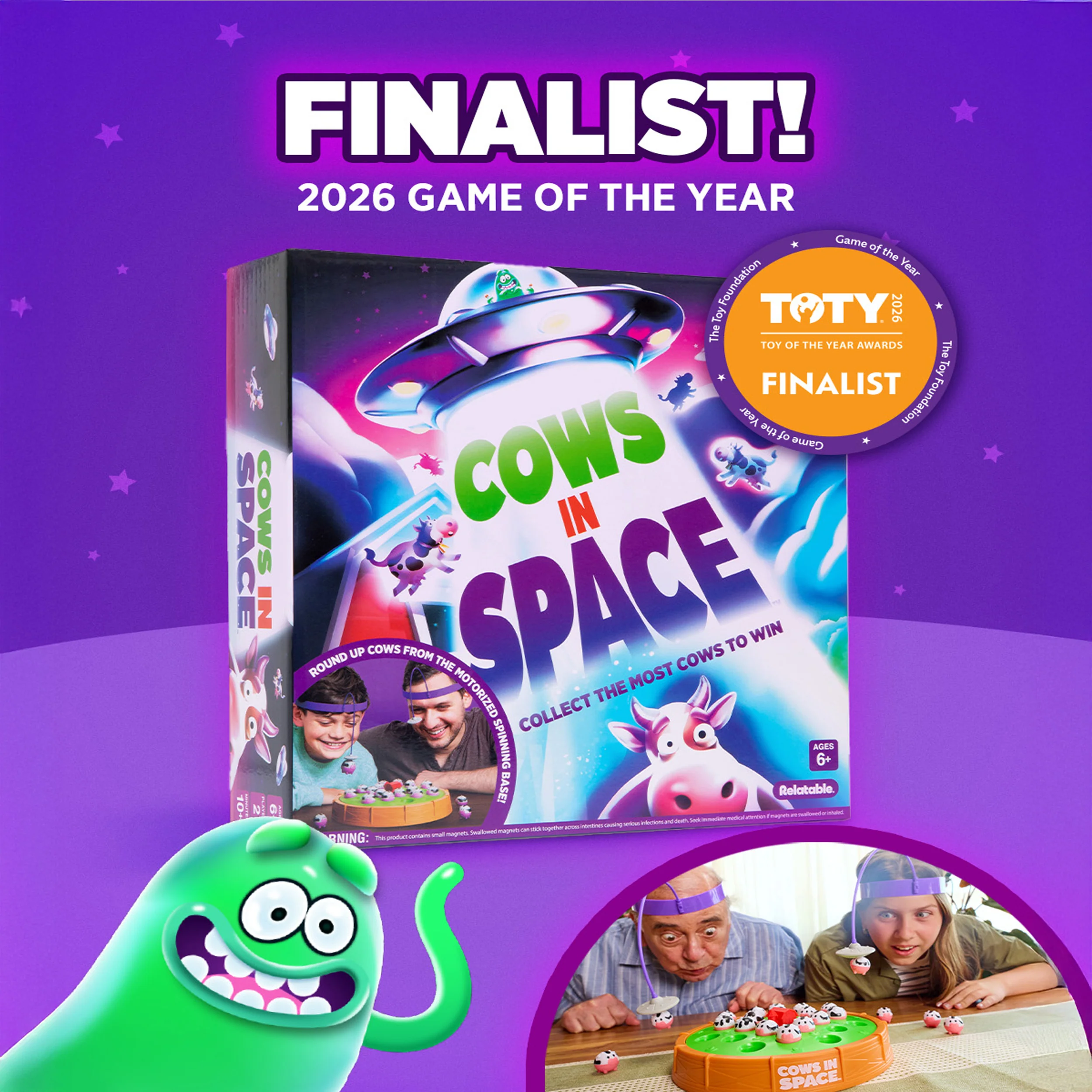 Cows In Space by Relatable – An Out of This World Game for Kids and Families