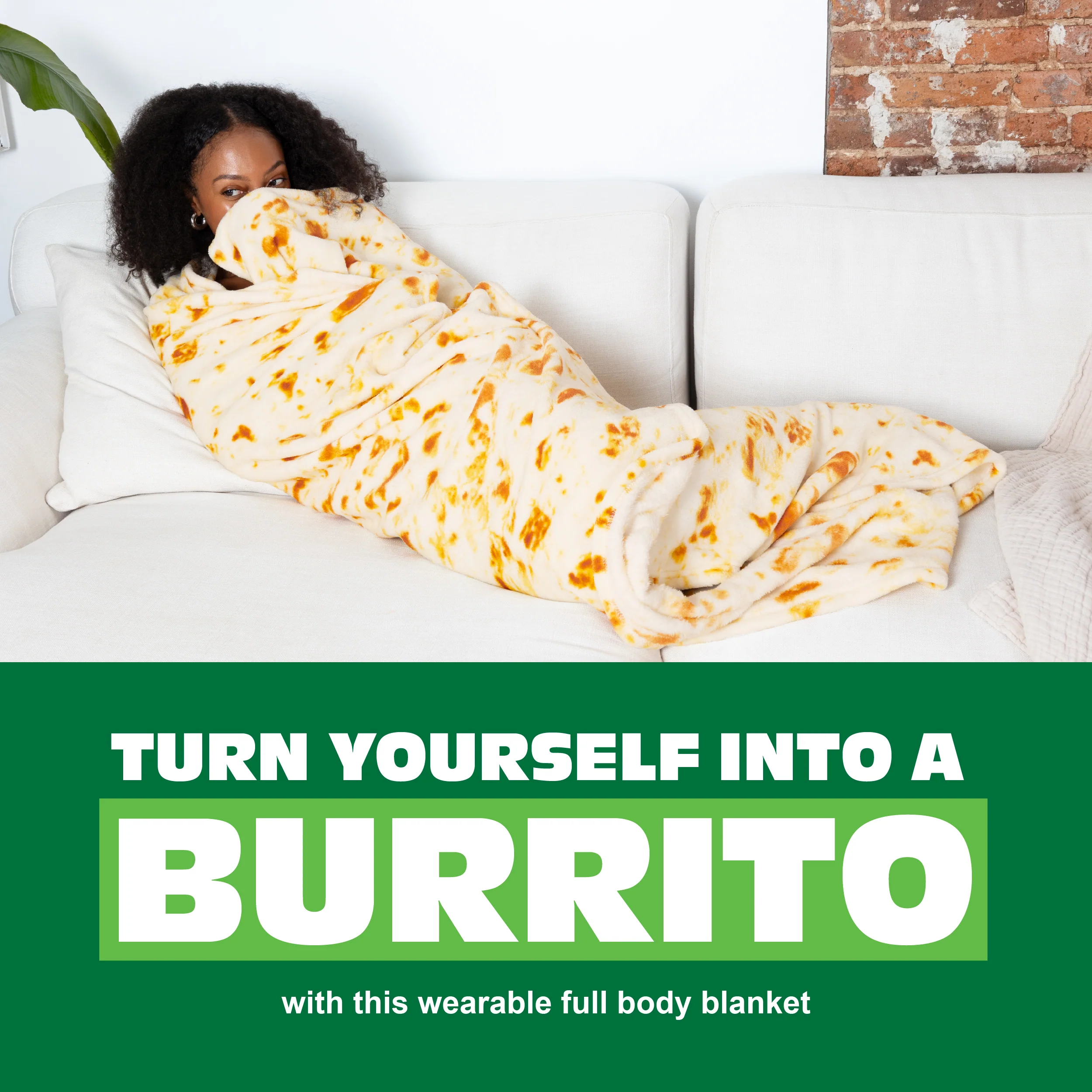 Cozy Concepts Co. Burrito Comfort Blanket 65"
