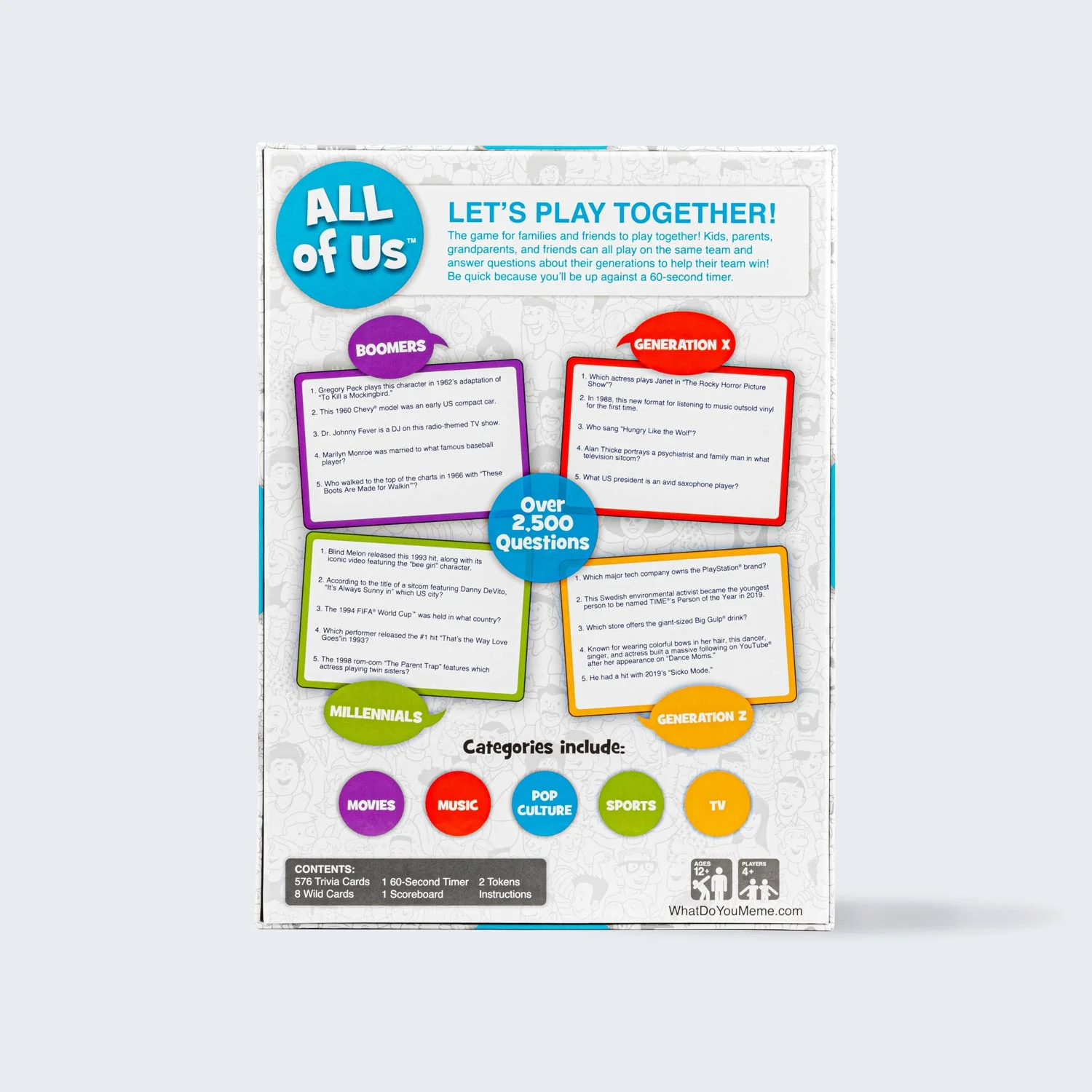 All of Us - Family Trivia Card Game for All Generations