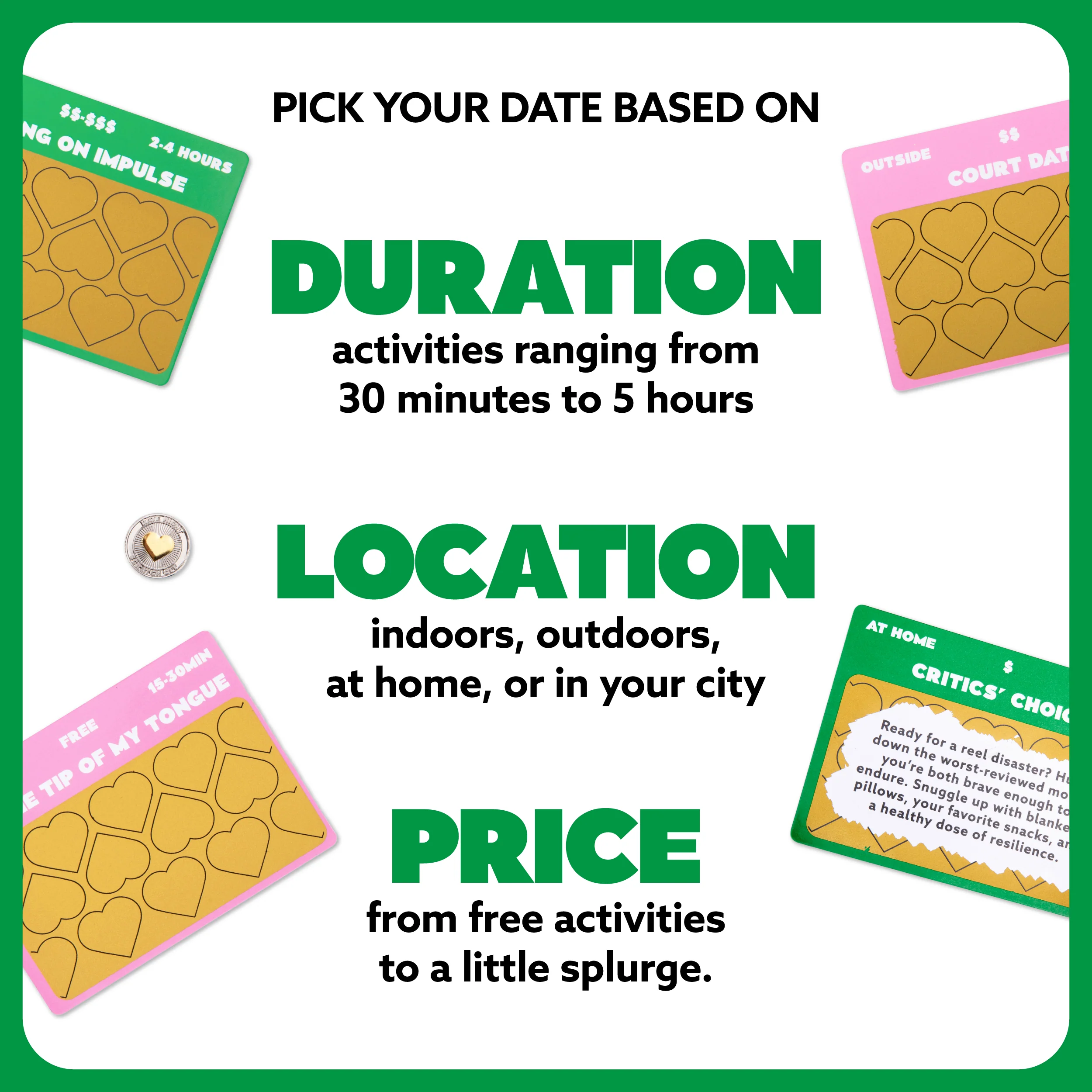 Date Night Scratch-Off Cards - 50 Unique Date Night Ideas for Couples 3 Date Night Scratch-Off Cards - 50 Unique Date Night Ideas for Couples