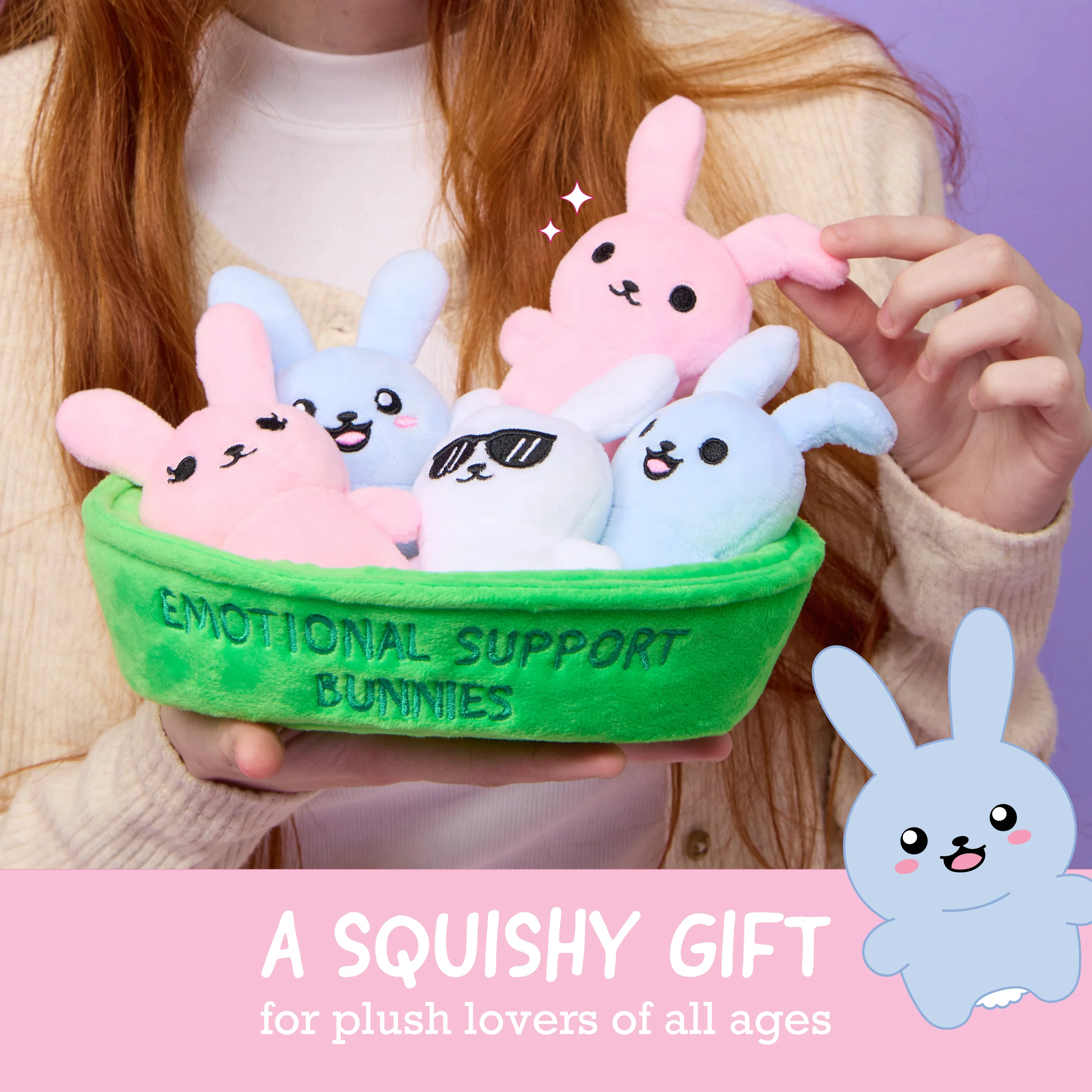 Emotional Support Bunnies – Soft Plush Comfort Friends