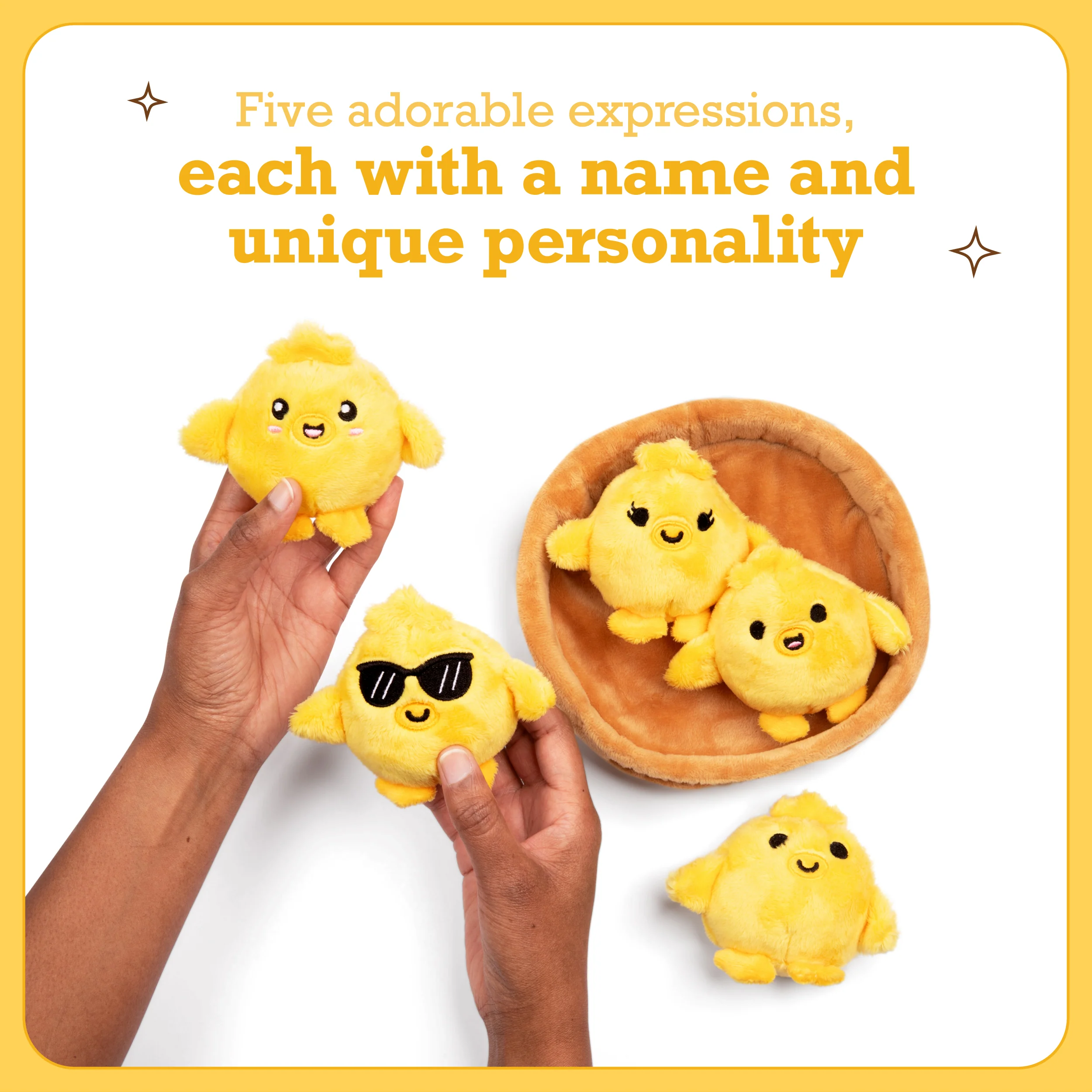 Emotional Support Chickies - Adorable Plush Baby Chicks 3 Emotional Support Chickies - Adorable Plush Baby Chicks
