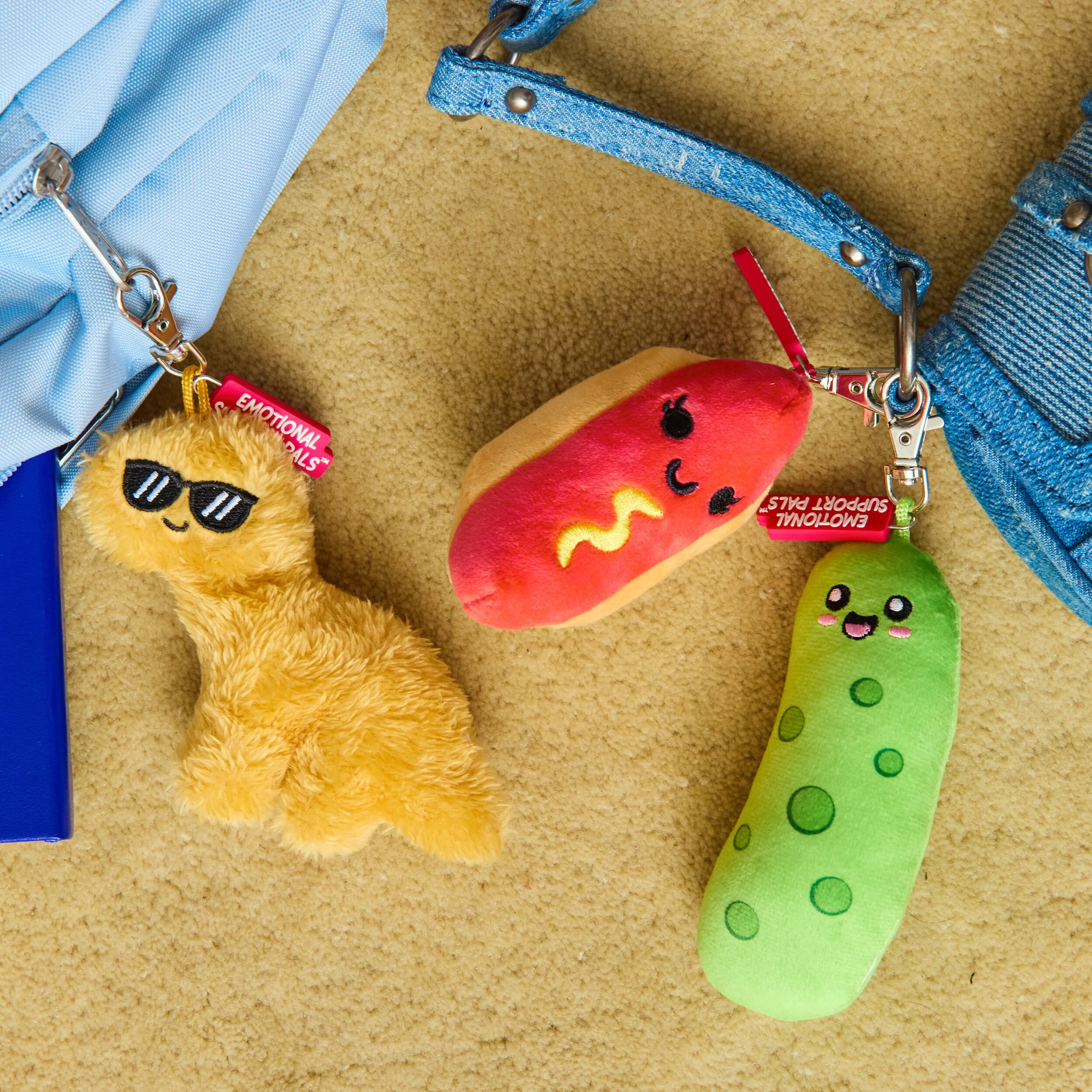 Emotional Support Dino Nuggies Bag Charm 5 Emotional Support Dino Nuggies Bag Charm