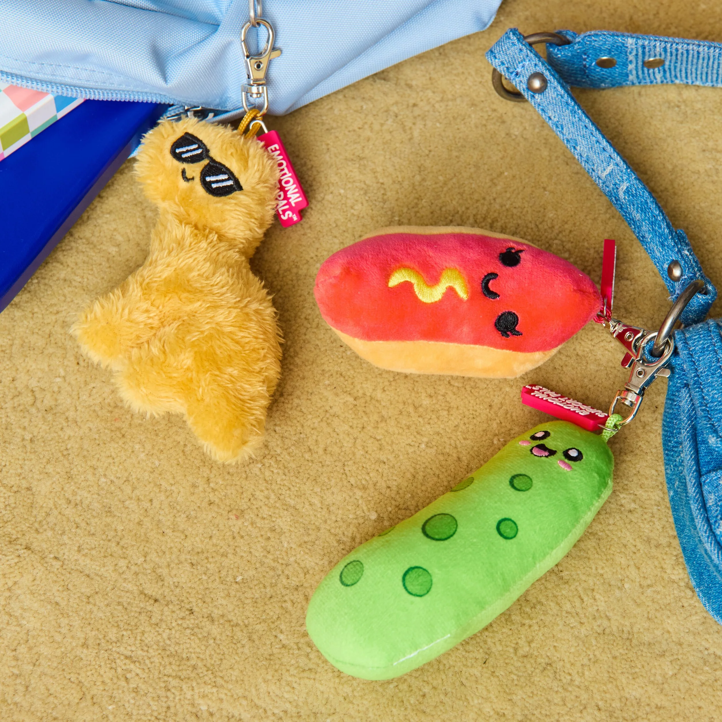 Emotional Support Dino Nuggies Bag Charm 6 Emotional Support Dino Nuggies Bag Charm