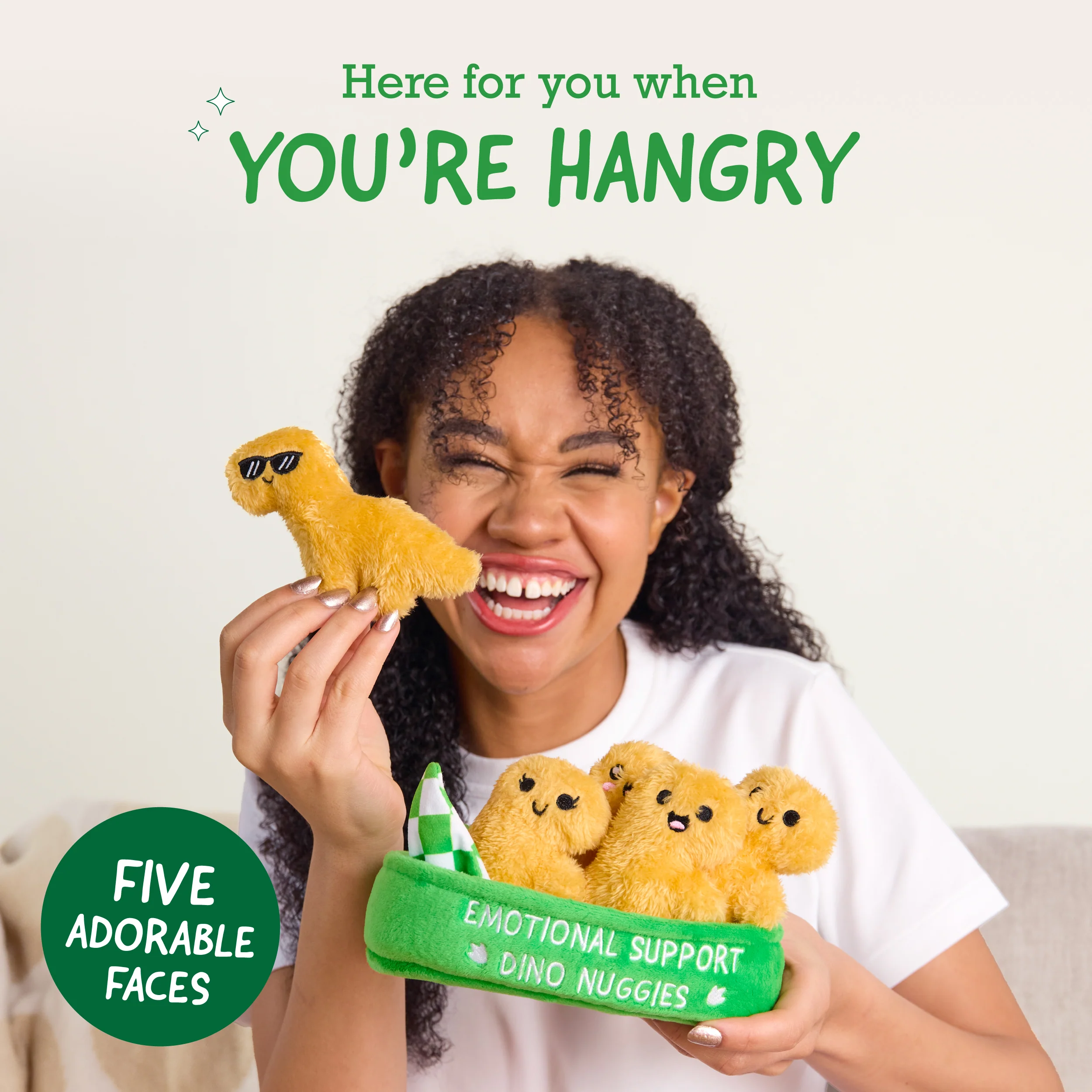 Emotional Support Dino Nuggies by Relatable – A Huggable Dinosaur Plushie 3 Emotional Support Dino Nuggies by Relatable – A Huggable Dinosaur Plushie