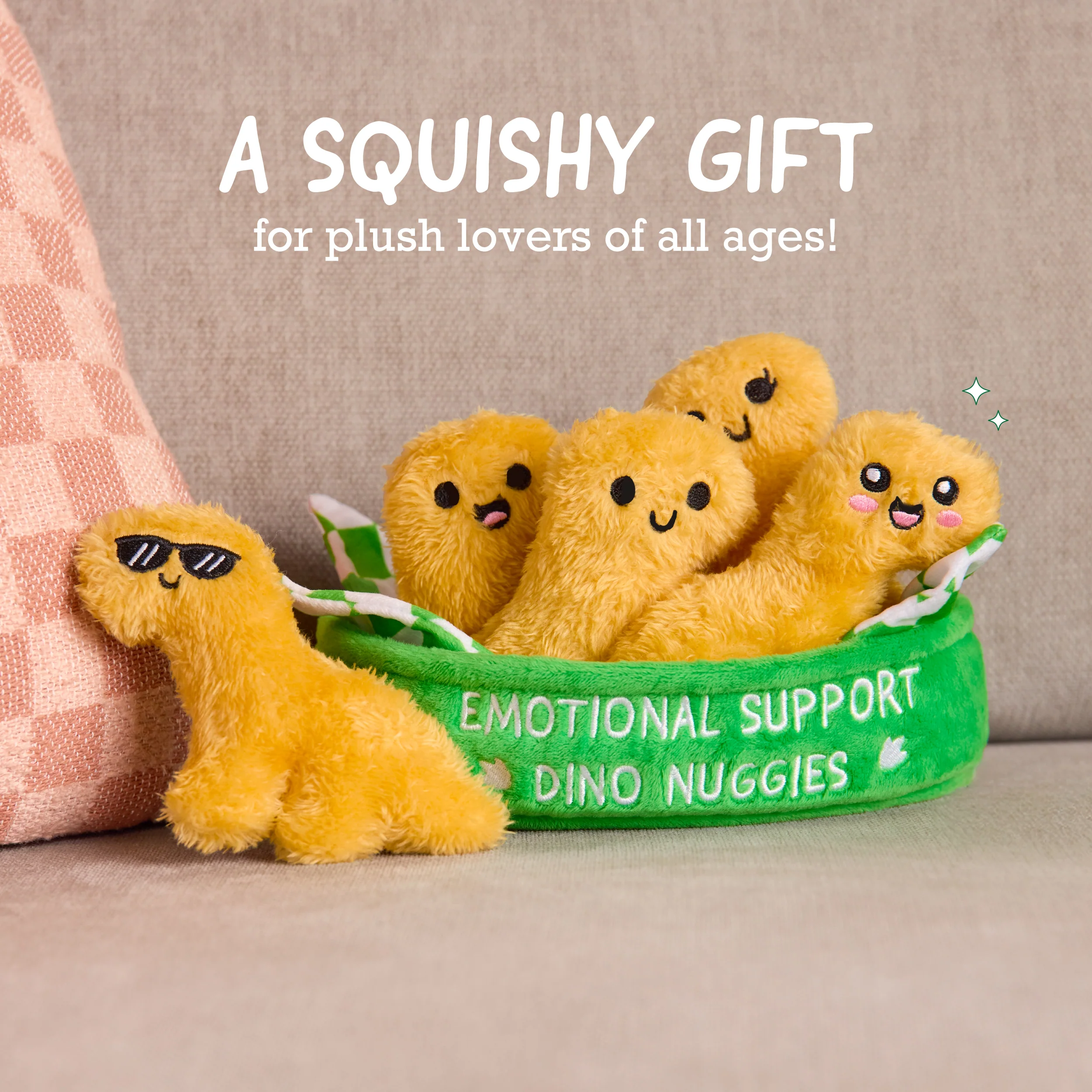 Emotional Support Dino Nuggies by Relatable – A Huggable Dinosaur Plushie 7 Emotional Support Dino Nuggies by Relatable – A Huggable Dinosaur Plushie