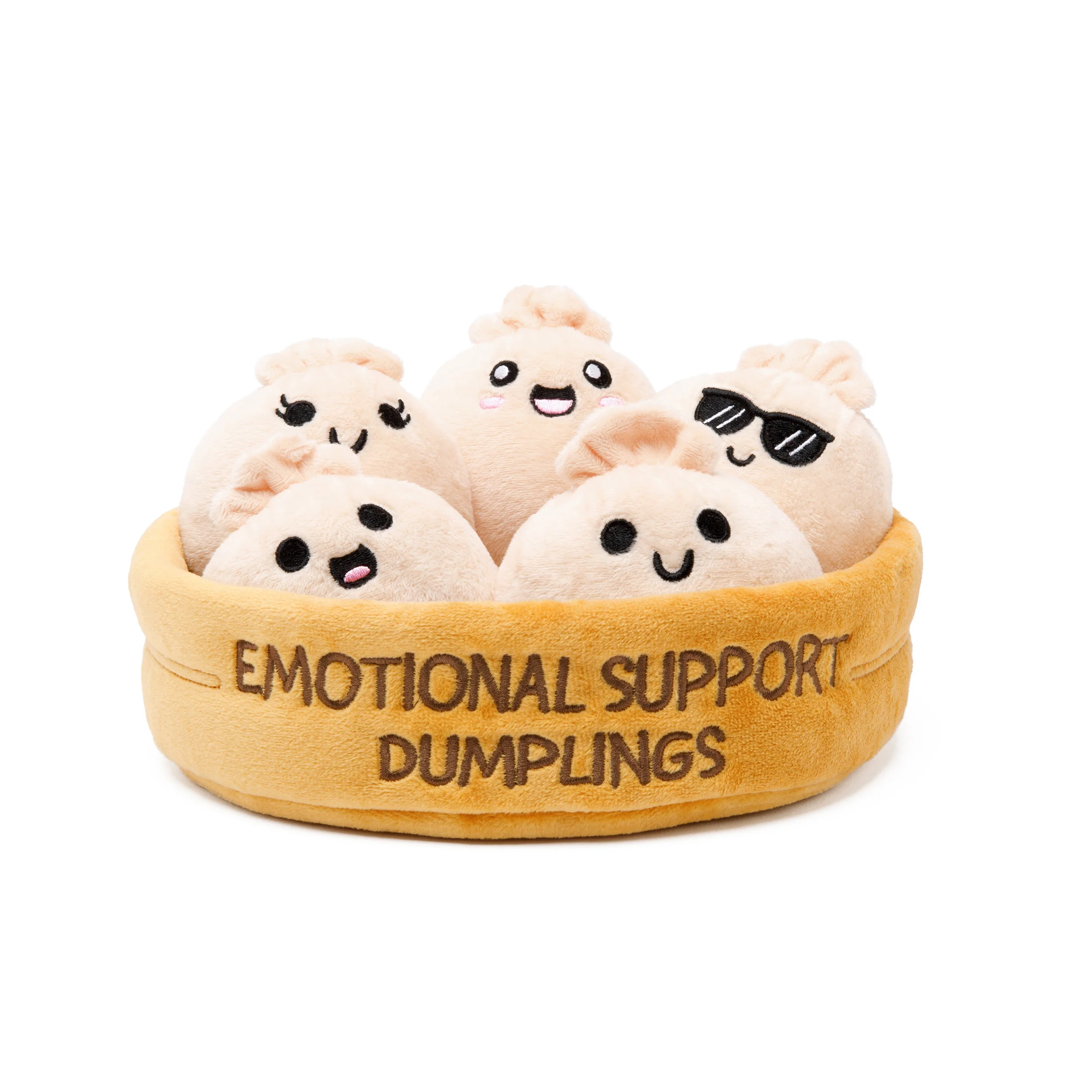 Emotional Support Dumplings - Cute Plush Food Toys