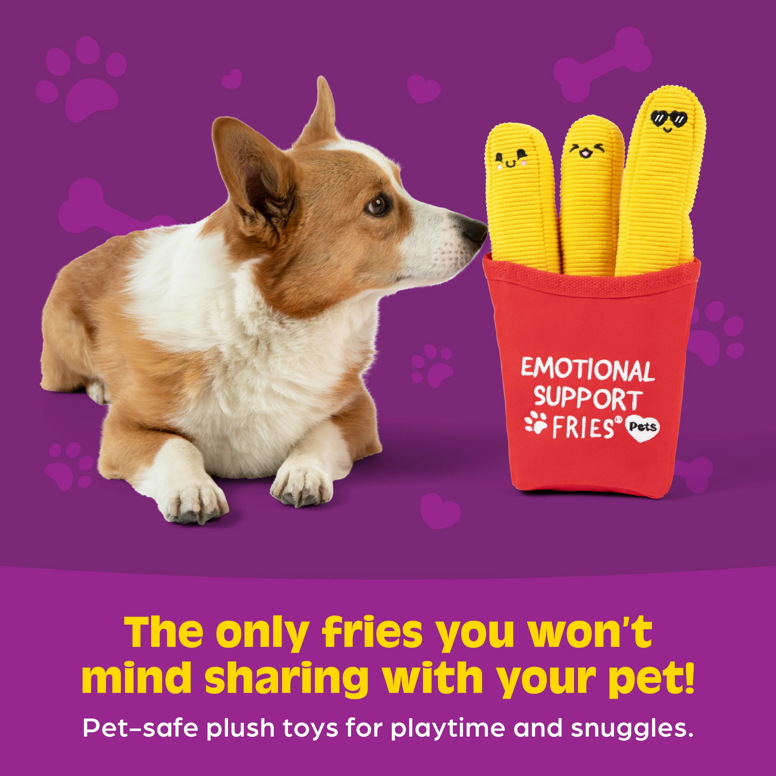 Emotional Support Pet Fries – Dog Toy by Relatable 6 Emotional Support Pet Fries – Dog Toy by Relatable