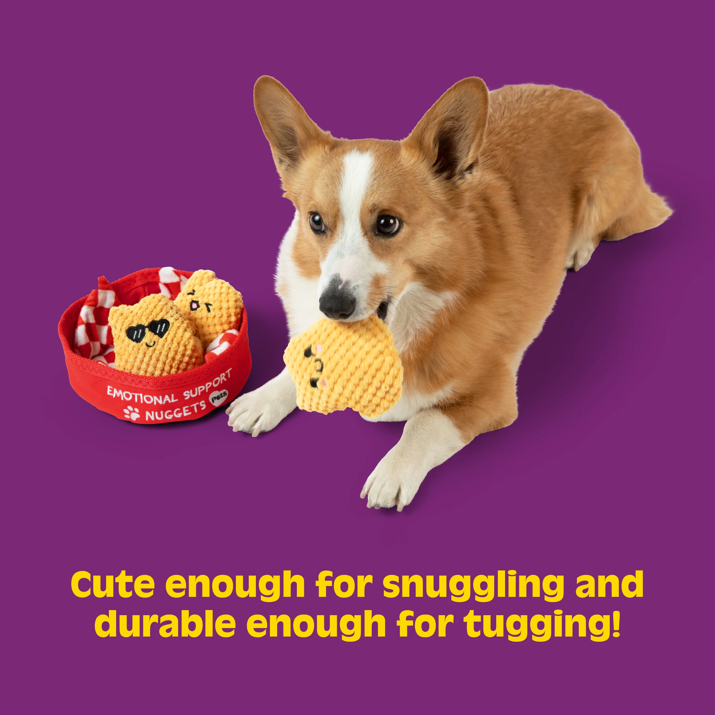 Emotional Support Pet Nuggets – Plush Dog Toy by Relatable 6 Emotional Support Pet Nuggets – Plush Dog Toy by Relatable