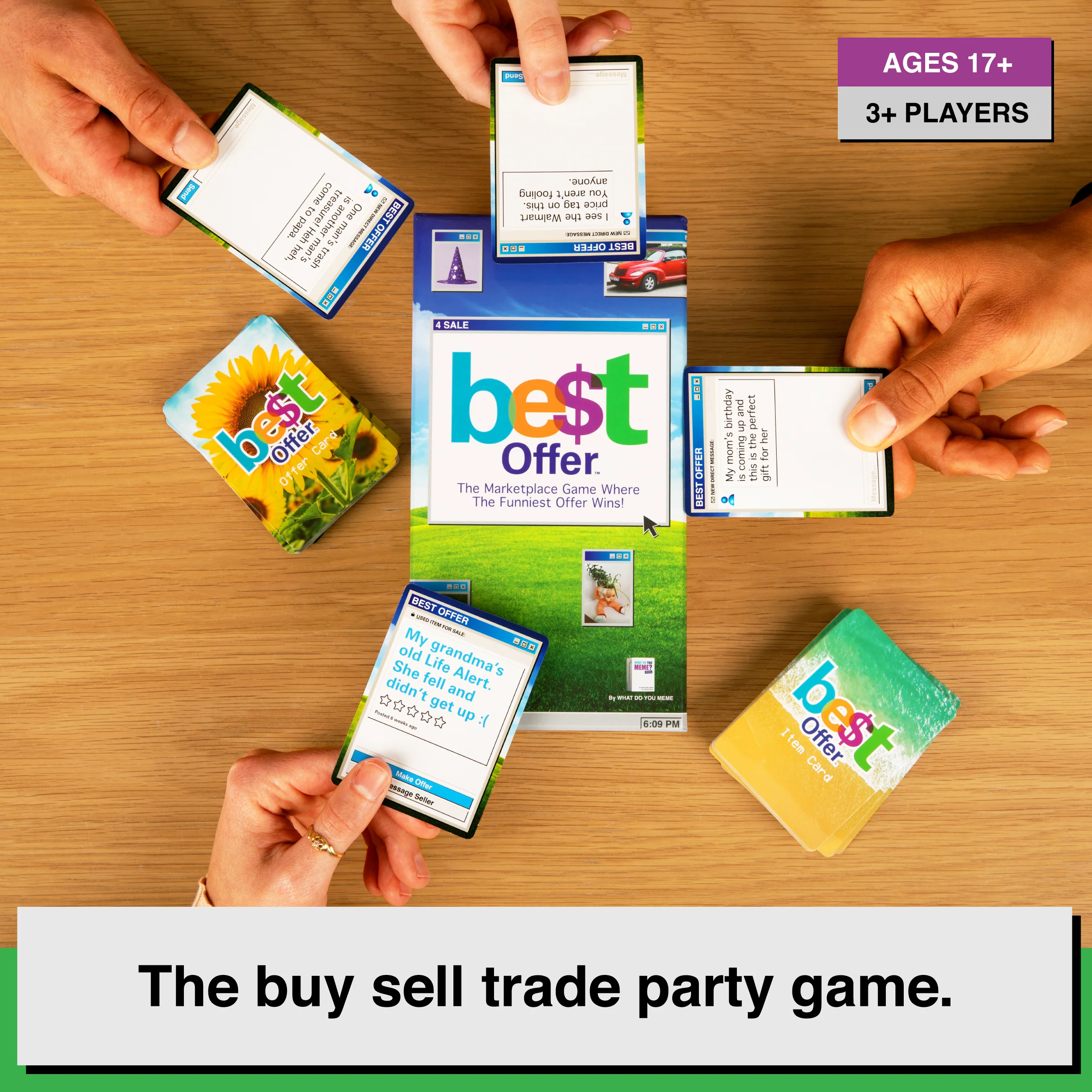 Be$t Offer - Ridiculous Online Marketplace Card Game